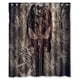 thumbnail image 1 of Cortina de ducha de calavera de Punisher, juego de cortina de baño con ganchos, tamaño 60 x 72 pulgadas, 1 of 3