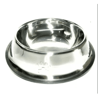 Genérico - Comedero Plato Metálico Para Perros Y Gatos