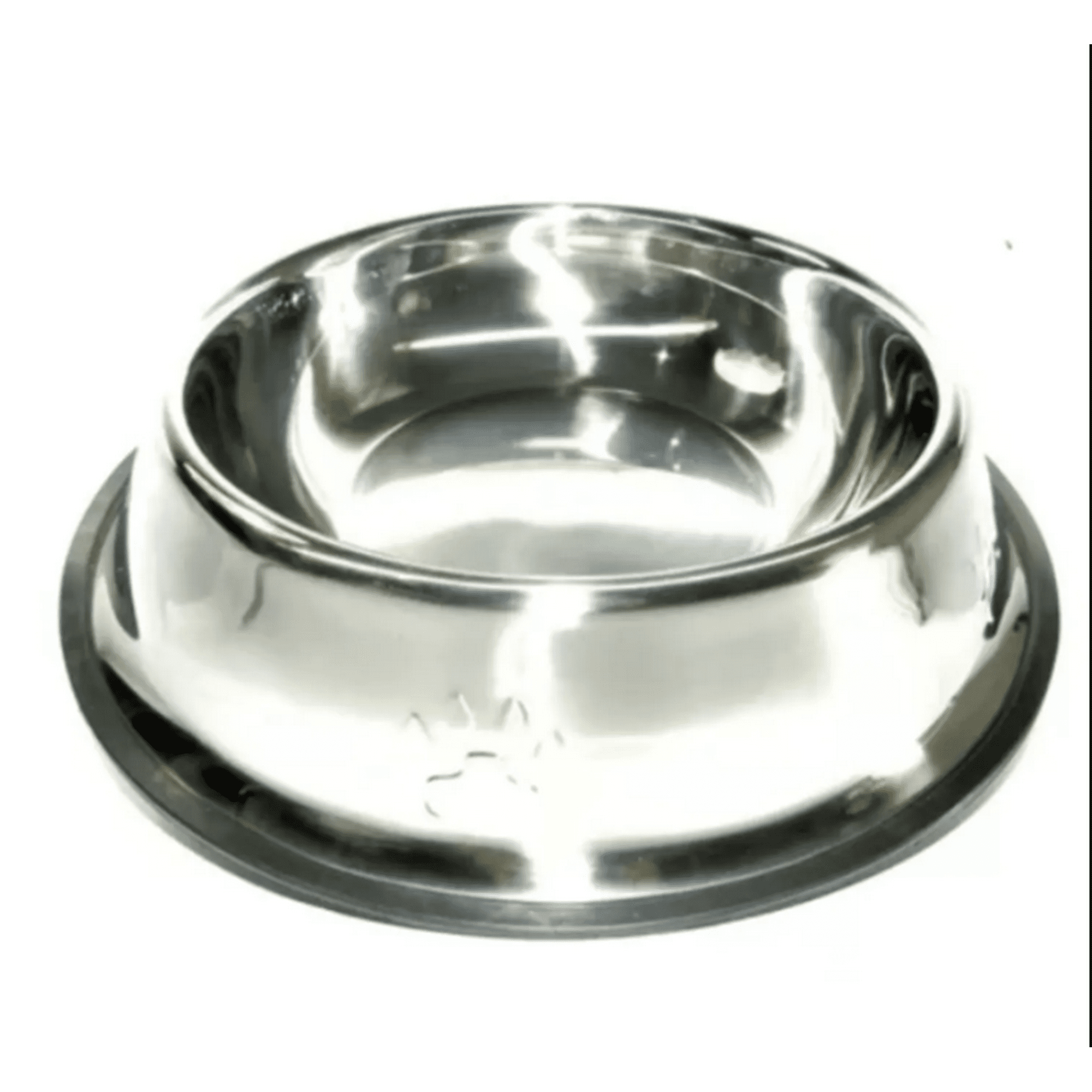 Genérico - Comedero Plato Metálico Para Perros Y Gatos