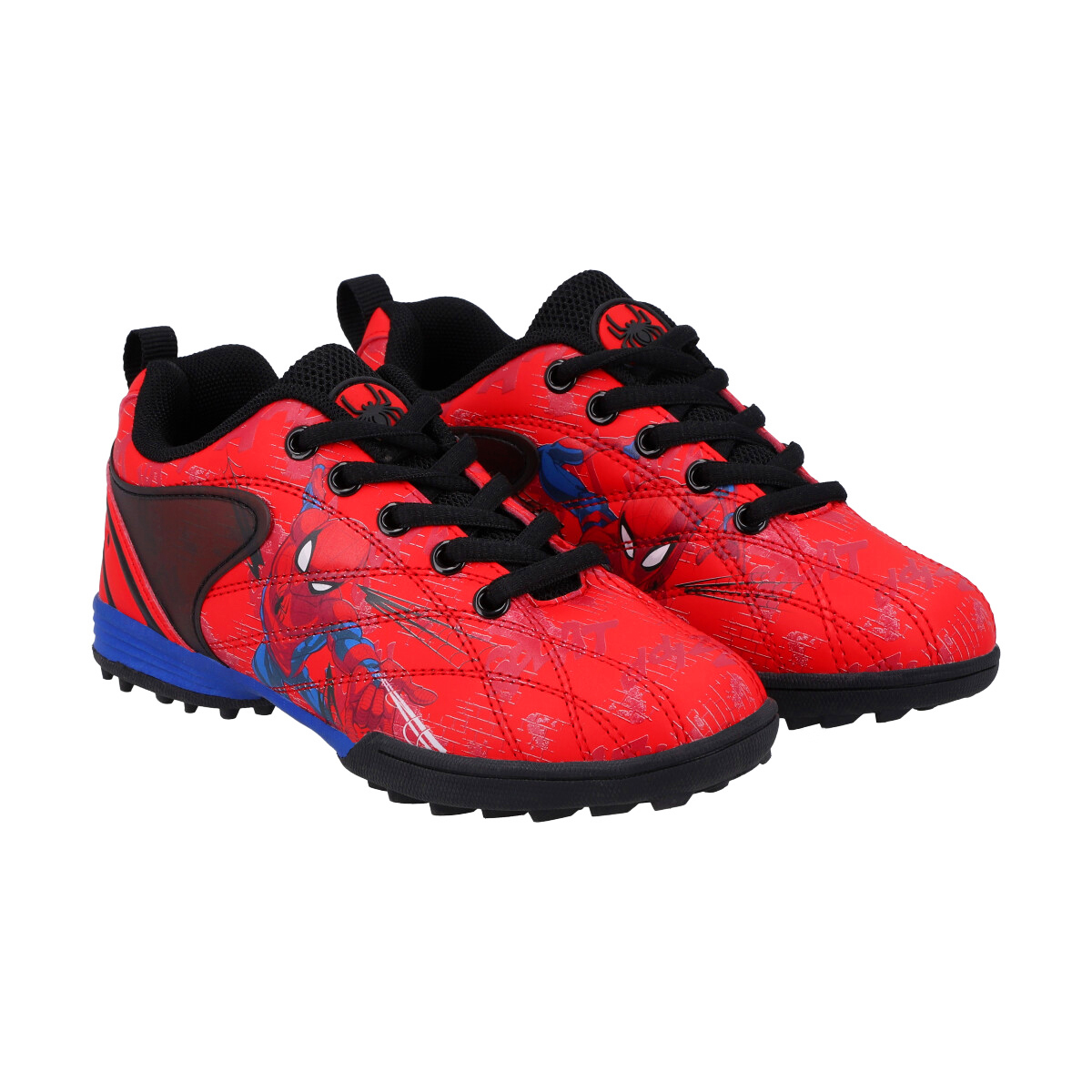 Zapato De Futbolito Niño Spider-Man Red