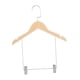 thumbnail image 1 of Perchas De Madera Para Trajes, Perchas Para Pantalones, Gancho Giratorio Resistente Y Duradero Con Clips Para Niños, 1 of 5