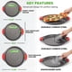 thumbnail image 4 of Set de 3 Moldes para Pizza Antiadherentes NutriChef, 4 of 9