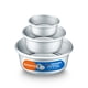 thumbnail image 1 of Set de moldes para cheesecake Emporio Kitchen de 4, 6 y 8" de aluminio anodizado, 1 of 8