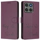 thumbnail image 1 of Funda Cartera para Motorola Edge 60 Pro con Bloqueo RFID, Cierre Magnético y Ranuras Tarjetas Morado, 1 of 6