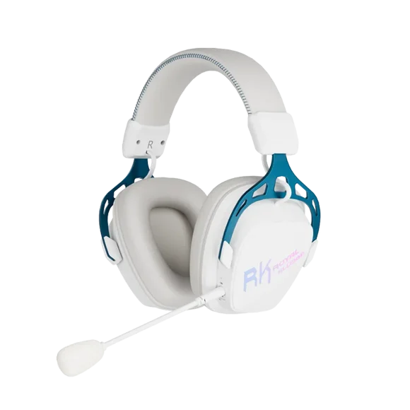 Audifonos gamer RK ROYAL KLUDGE HG103 Blanco