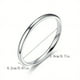 thumbnail image 2 of 1pc Stylish and Durable 2mm Stainless Steel Ring - Perfect Gift for Fashion Lovers, 2 of 4