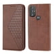 thumbnail image 1 of Funda Flip FOXDOCK para Motorola Moto G Pure 2021 , Estilo Billetera con Diseño Rombo, Correa de Mano y Soporte, Uso Diario, 1 of 6