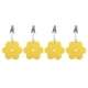 thumbnail image 1 of Pinzas para mantel TwoFish Home, de resina, flores amarillas, 1 of 5