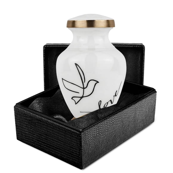 Urna funeraria Trupoint Memorials, pequeña, para cenizas humanas