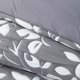 thumbnail image 2 of Cobertor Jacquard 2P Hojas Gris, 2 of 3