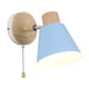 thumbnail image 3 of Aplique de luz de lámpara de pared Simple con interruptor de cable de tracción, accesorio de iluminación creativo para cocina, lectura, sala , Azul, 3 of 5