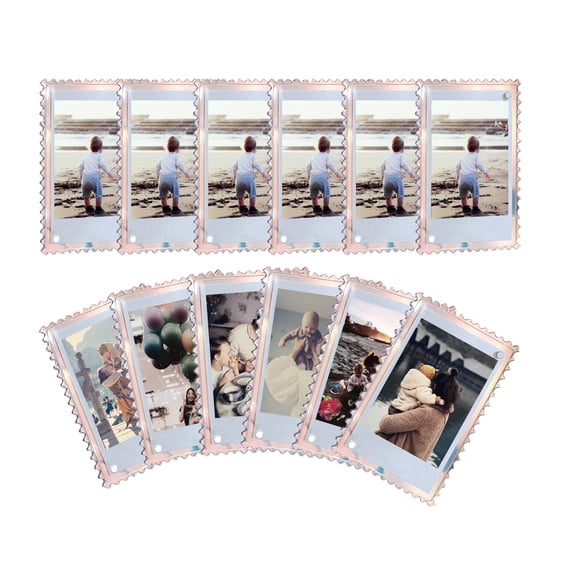 Marcos de fotos WINKINE Instax Mini 2.1 x 3.4, paquete de 12 unidades, acrílico