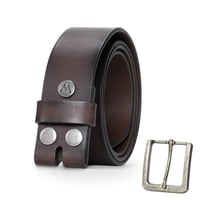 Cinturón Wrangler Con Hebilla Extraíble De Piel Auténtica Para Hombre