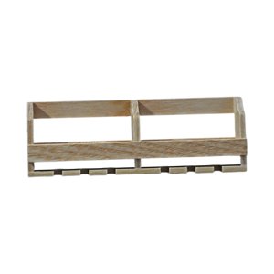 Bothyi - Soporte De Vidrio En Miniatura 1/16 1/12 Estante De Vino Para Casa De Muñecas Para Habitación Color Madera