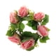 thumbnail image 5 of Anillo De Vela De Flor De Seda, Guirnalda De Vela Rústica Para Fiesta, Ceremonia, Comedor, 5 of 5