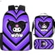 thumbnail image 1 of Sanrio Hello Kitty Kuromi 3PC-Set Primary and Middle School Cute Backpack Lunch Pencil Bag Large-capacity Sports Backpack, 1 of 3