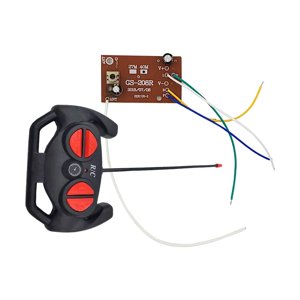 Magideal - Accesorios De Placa De Circuito De Control Remoto Rc, Con Placa Receptora, Con Luz Indicadora, Pieza De Repuesto Rc Para Piezas De Modelo De Coche Rc,