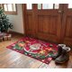 thumbnail image 1 of Alfombra Navideña 80x120 Cm 120 Cm 80 Cm Santa Y Bastones De Dulce, 1 of 4