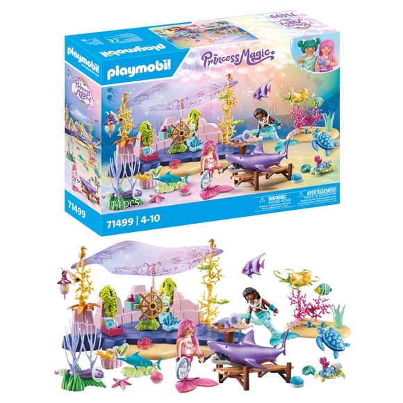 Juguete Playmobil Mermaid Animal Care con 114 piezas para niños mayores de 4 años