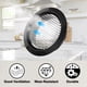 thumbnail image 5 of Uxcell 8 Pulgadas Cubierta de Ventilación Redonda, Ventilaciones de Sofito Cubiertas de Ventilación de Techo ABS Louver de Ventilación para Sala de Estar, Negro, 5 of 7