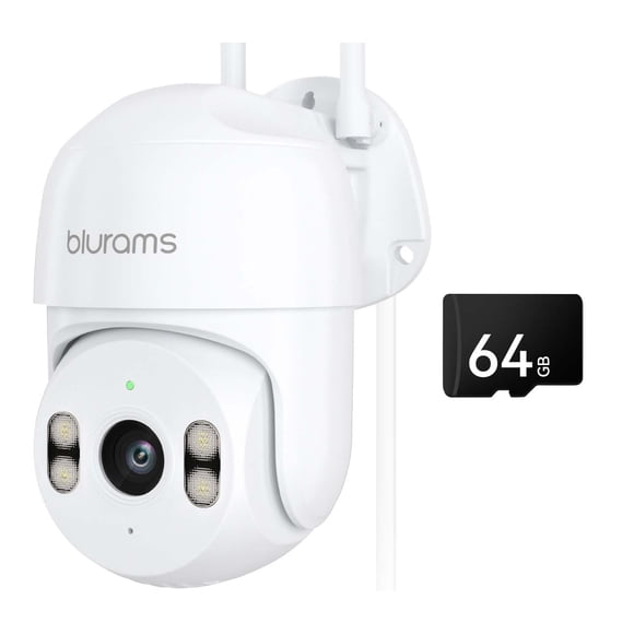 Cámara de seguridad Blurams 2K Outdoor 360° PTZ con visión nocturna en color