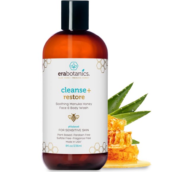 Jabón facial Era Organics Hidratante con Miel de Manuka 240 ml