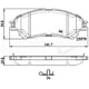 thumbnail image 2 of Pastillas Freno para auto Suzuki Vitara 2015-2023 Delantero, 2 of 4