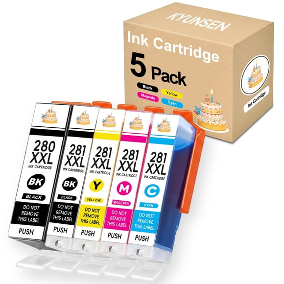 Cartucho De Tinta 280xl 281xl Recargable Paquete De 5