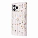 thumbnail image 5 of FOXDOCK Funda Tipo Cartera Floral para iPhone 15 Pro ,Funda con Tapa de Cuero PU, Protección Antigolpes con Ranuras para Tarjetas y Soporte, 5 of 5