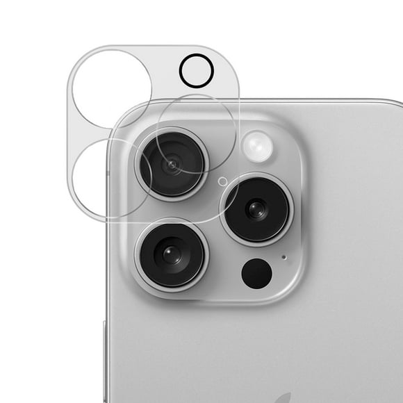 Protector camara transparente para iphone 15 pro max