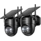 thumbnail image 1 of Cámara de seguridad COOAU 2K 360° solar inalámbrica para exteriores, 1 of 9