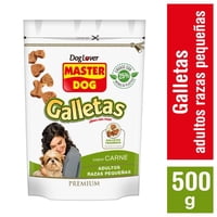 Galletas Perro Adulto Raza Pequeña Sabor Carne Bolsa 500 G Master Dog