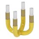 thumbnail image 1 of Candelabro TOV Furniture Kaonashi amarillo mostaza, hierro y aluminio, 1 of 6