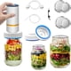 thumbnail image 1 of Kit de sellador al vacío eléctrico automático para tarros Mason, sellador al vacío de alimentos portátil y juego de mangueras para almacenar alimentos con tarros Mason de boca regular y ancha, herrami, 1 of 7