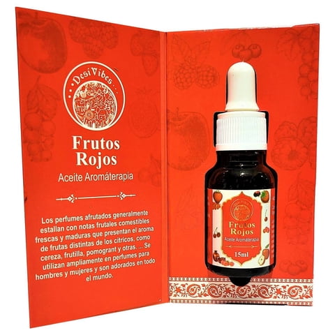 Aceite Aromaterapia Frutos Rojos - Desi Vibes