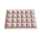 thumbnail image 2 of Organizador Del Collar Del Pendiente Del Sostenedor De La Bandeja Del Almacenamiento De La Joyería Del Terciopelo Beige Estilo 03, 2 of 5