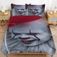 thumbnail image 1 of Pennywise Bedding Set Duvet Cover Comfortable and Lightweight Cartoon Bedding 3 Piece Bed Set, 1 of 5