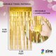 thumbnail image 2 of Telón de fondo de cortina de aluminio dorado zincado de 1 x 2 m para decoración de fiestas, 2 of 5
