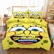 thumbnail image 1 of SpongeBob SquarePants Face Full Bedding Duvet Cover Set 3-Piece Bedding Set (1 Duvet Cover + 2 Pillow Shams), 1 of 5