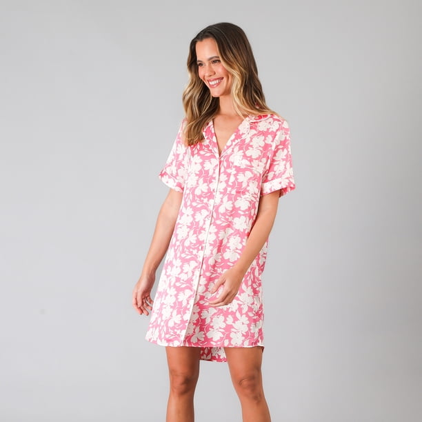 Camisero Satin Print Flores Mujer 33826-250