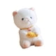 thumbnail image 5 of Cojín De Tiro De Dibujos Animados Suave De Gatito De Peluche De 25 Cm Para Regalo De Vacaciones Dormitorio De Estudio Blanco, 5 of 5