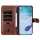thumbnail image 3 of Funda tipo cartera para Samsung Galaxy S25 FE con bolsillo con cremallera y ranuras para tarjetas – Función de soporte Marrón, 3 of 5