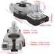 thumbnail image 2 of Conectores de terminal de batería, positivo y negativo, par de terminales de batería de borne superior automotriz, compatibles con Nissan 243407F000 y 243407F001, 2 of 7