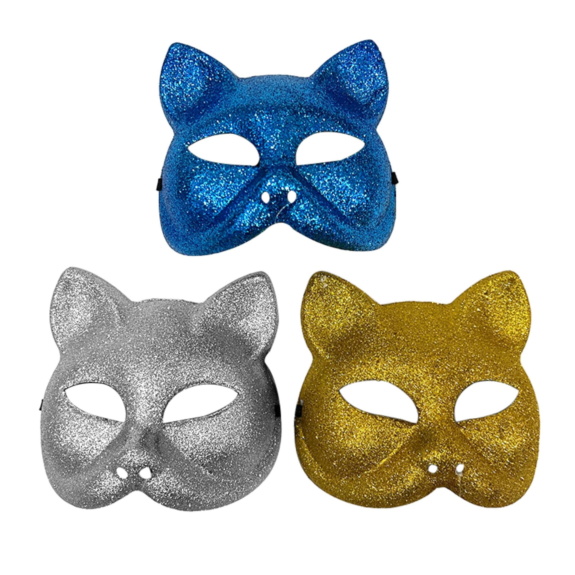 Antifaz De Gato Glitter Variedad, Producto Surtido 1 Un Way to celebrate