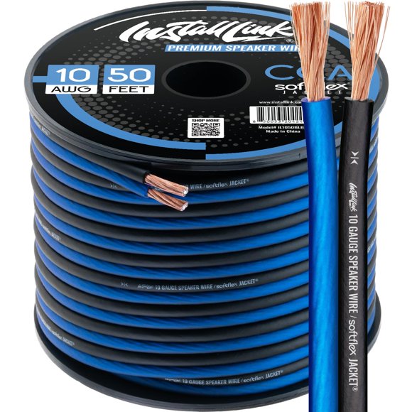Cable de altavoz Install Link, calibre 10 AWG (15,2 m) CCA