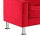 thumbnail image 3 of Sofa Retro 3c Felpa 12 Rojo, 3 of 6