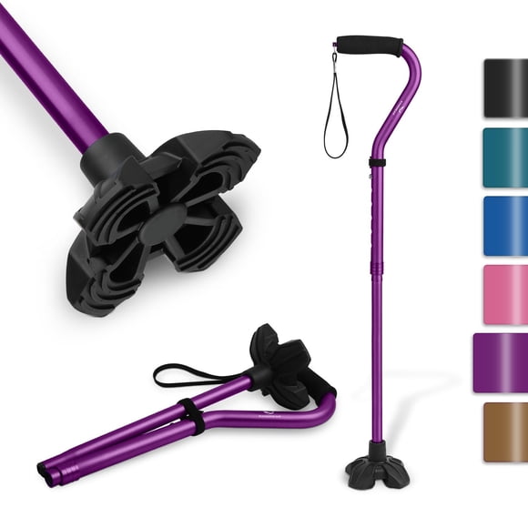 Bastón KINGGEAR F1 para hombre y mujer, autoportante
