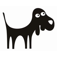 Rienda Libre Graphics - Decomural Cute Puppy Dog Ws-15690