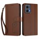 thumbnail image 3 of Funda Cartera Trébol para Motorola Edge 2024 5G con Ranuras Tarjetas y Carga Inalámbrica Marrón, 3 of 6