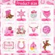 thumbnail image 2 of Decoraciones para fiestas Tarklanda Western Cowgirl Honeycomb x12, 2 of 8